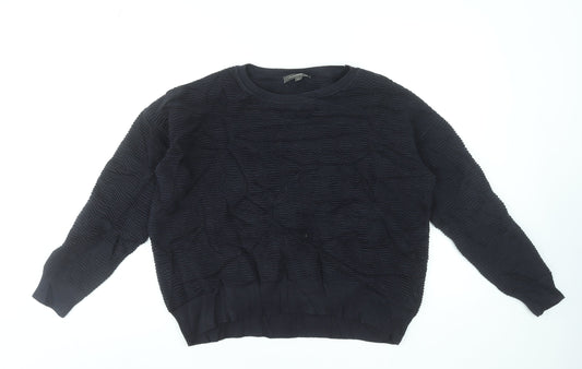 Womens UK Size S French Connection Black Pullover Sweatshirt