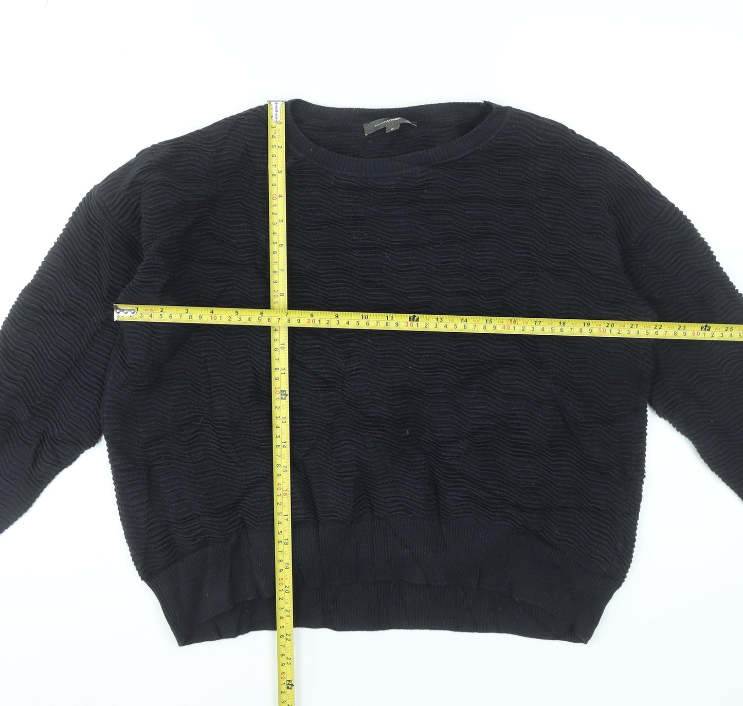 Womens UK Size S French Connection Black Pullover Sweatshirt