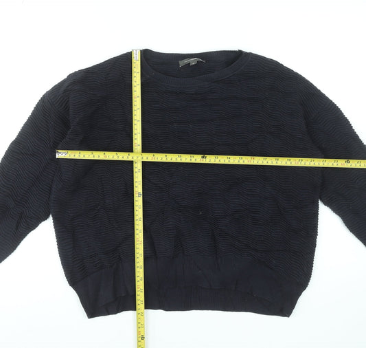 Womens UK Size S French Connection Black Pullover Sweatshirt