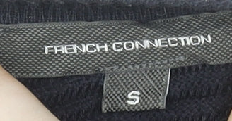 Womens UK Size S French Connection Black Pullover Sweatshirt