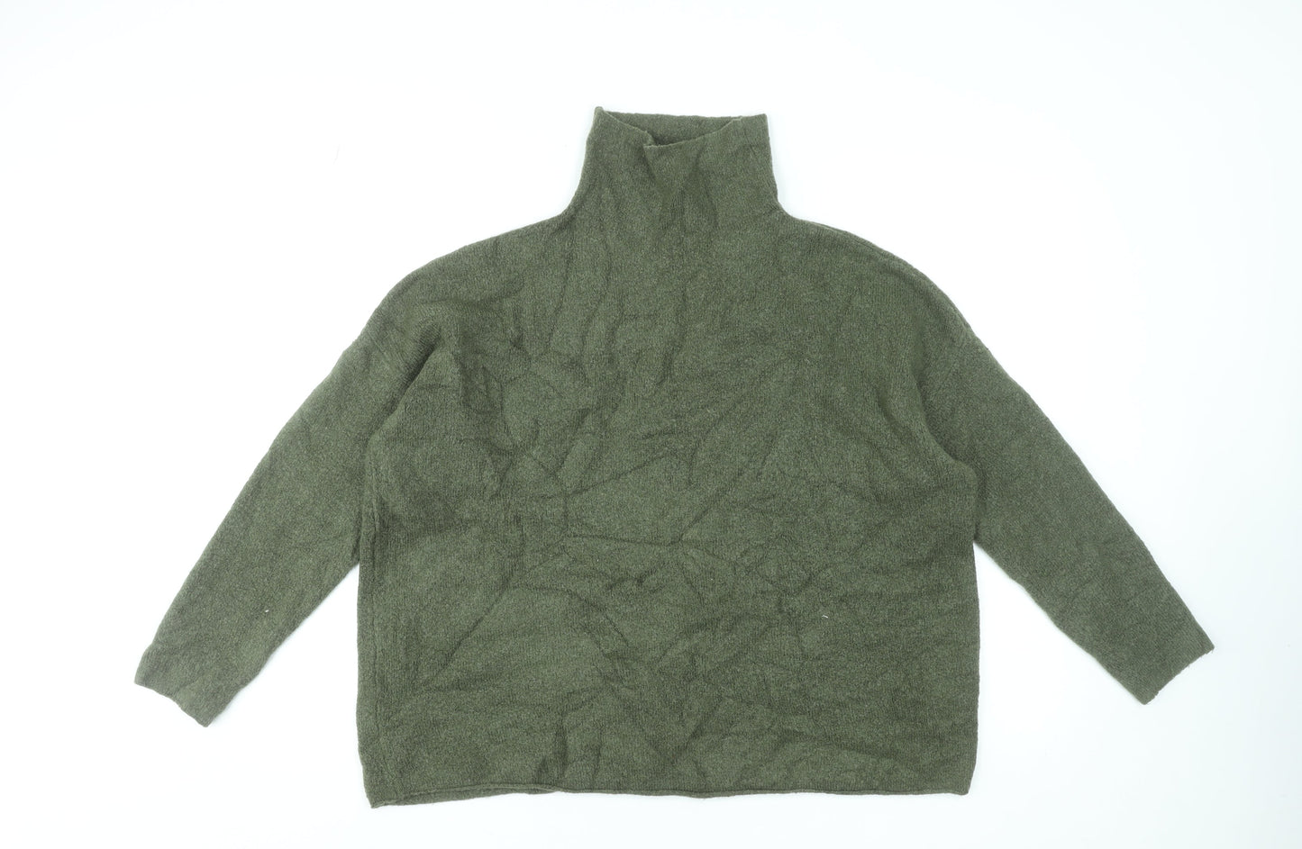 Womens UK Size M French Connection Green Pullover Jumper