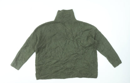 Womens UK Size M French Connection Green Pullover Jumper