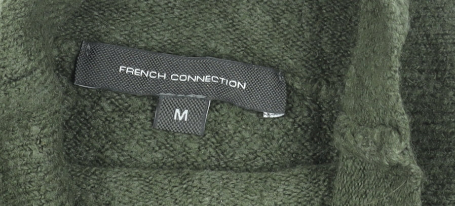 Womens UK Size M French Connection Green Pullover Jumper