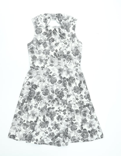 Womens UK Size 12 M&Co Fit & Flare Dress