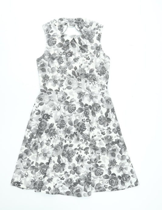 Womens UK Size 12 M&Co Fit & Flare Dress