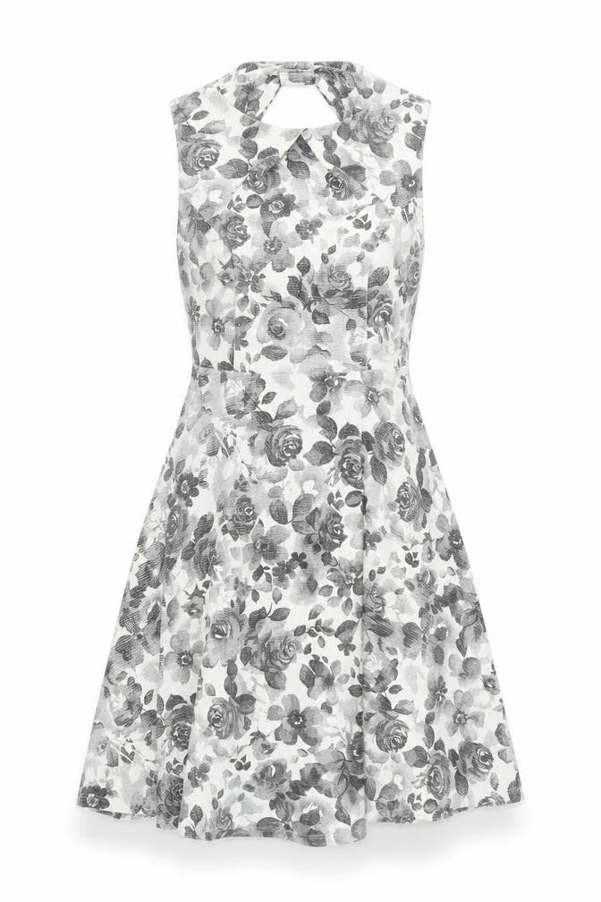 Womens UK Size 12 M&Co Fit & Flare Dress