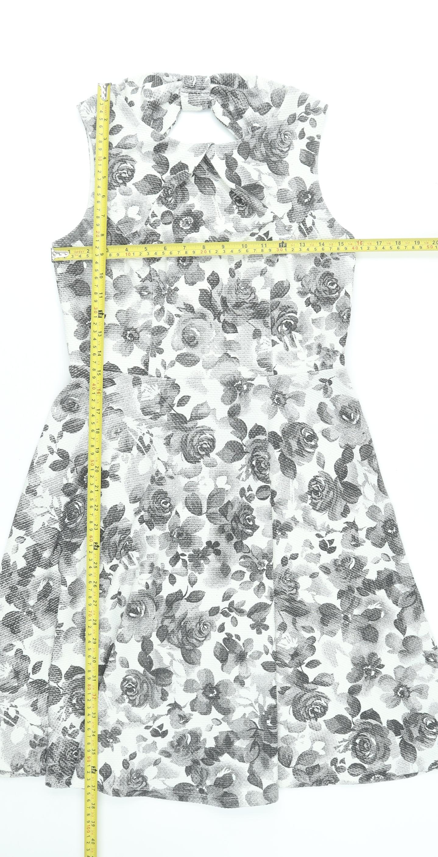 Womens UK Size 12 M&Co Fit & Flare Dress