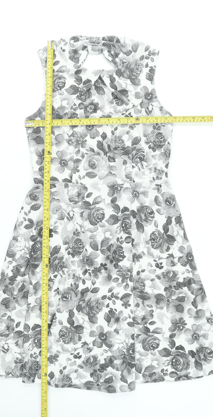 Womens UK Size 12 M&Co Fit & Flare Dress