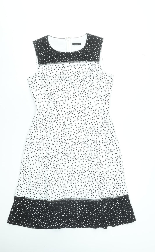 Womens UK Size 12 Roman Fit & Flare Dress