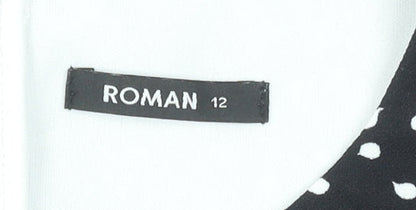 Womens UK Size 12 Roman Fit & Flare Dress