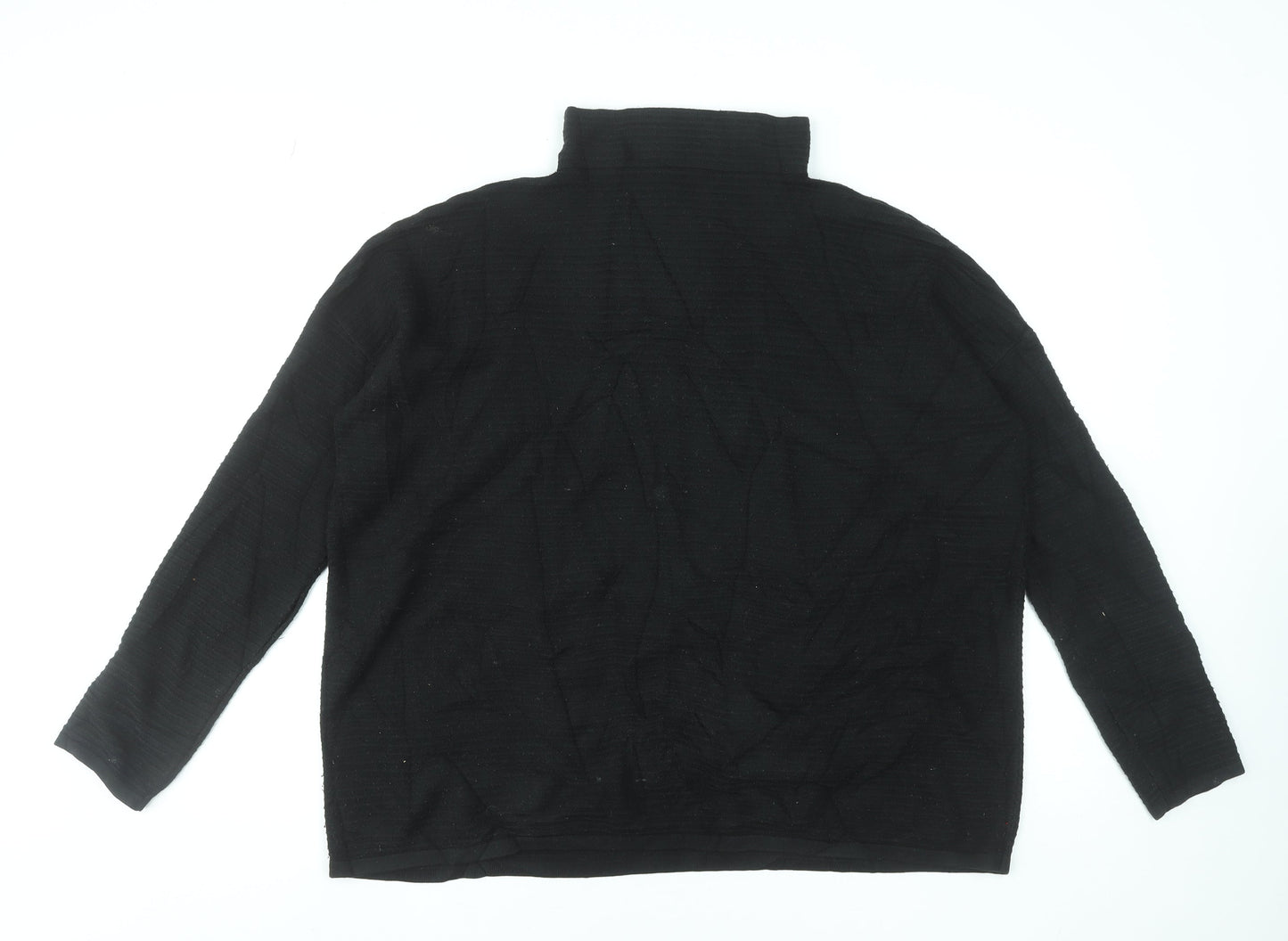 Womens UK Size M French Connection Black Pullover Jumper