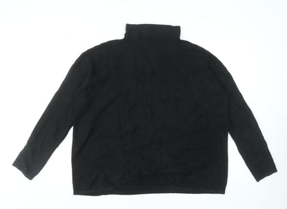 Womens UK Size M French Connection Black Pullover Jumper