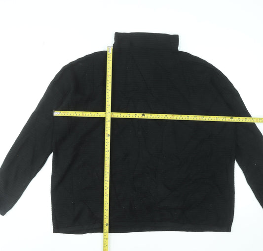 Womens UK Size M French Connection Black Pullover Jumper