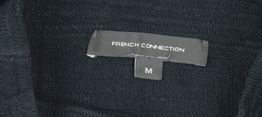 Womens UK Size M French Connection Black Pullover Jumper