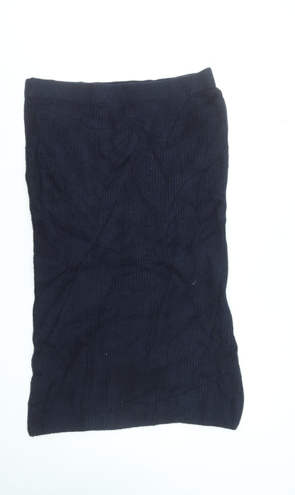 Hush Womens Black Knee Length Knit Pencil Skirt Size 18