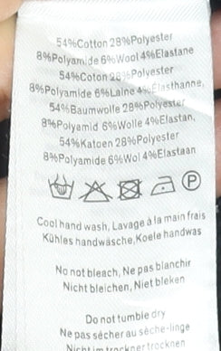 Hush Womens Black Knee Length Knit Pencil Skirt Size 18