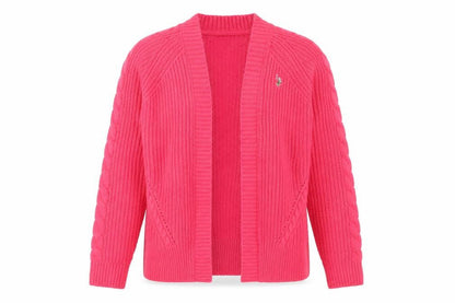 Womens UK Size 10 U.S. Polo Assn. Pink Cardigan Jumper