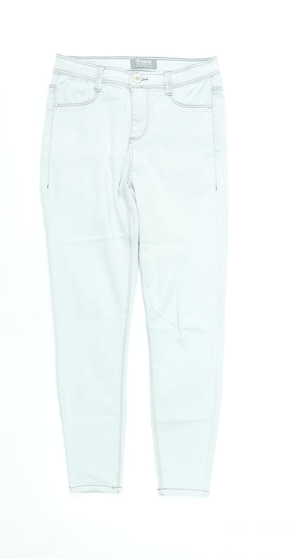 Dorothy Perkins Frankie White Skinny Jeans Women UK 10 Slim Fit