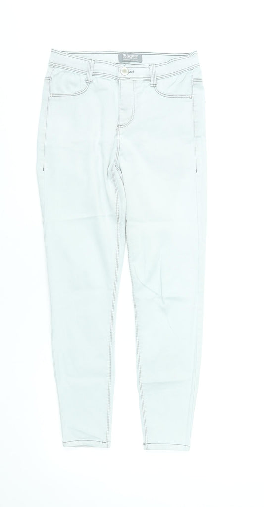 Dorothy Perkins Frankie White Skinny Jeans Women UK 10 Slim Fit