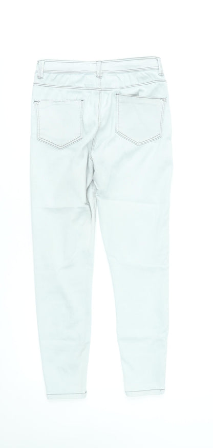 Dorothy Perkins Frankie White Skinny Jeans Women UK 10 Slim Fit
