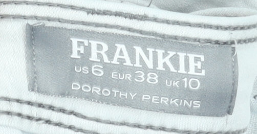 Dorothy Perkins Frankie White Skinny Jeans Women UK 10 Slim Fit