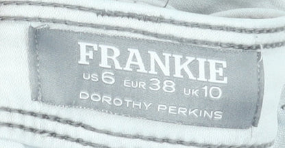 Dorothy Perkins Frankie White Skinny Jeans Women UK 10 Slim Fit