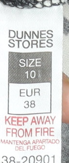 Dunnes Stores Women’s Black White Geometric Shift Dress Size 10