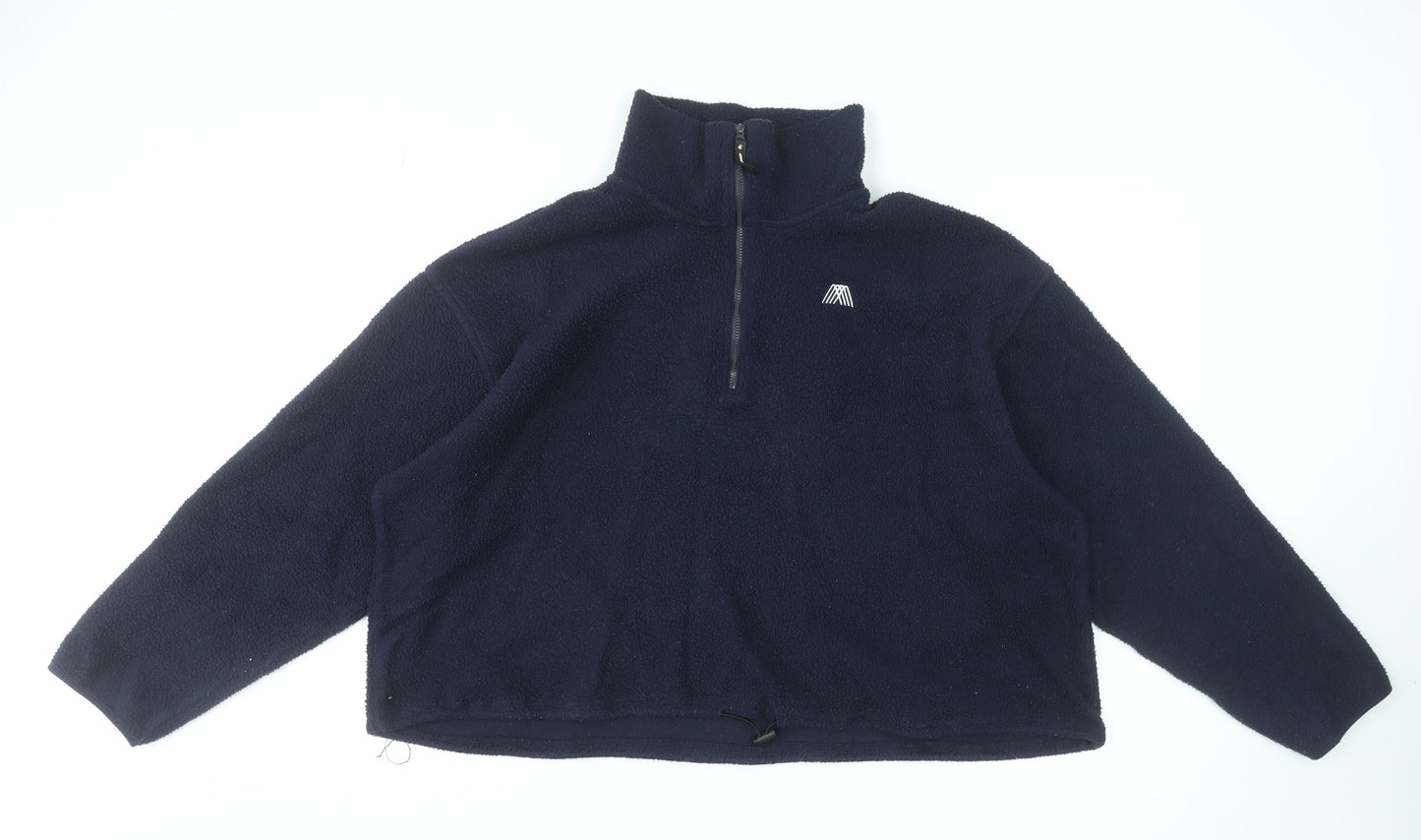 Womens UK Size M Mountain Warehouse Blue Pullover Sweatshirt