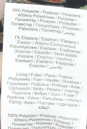 ONLY Womens Multicoloured Floral A-Line Midi Skirt Size M