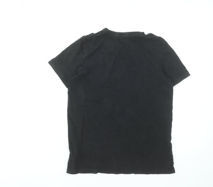 Boys UK Size 13-14 Years PUMA Black Basic T-Shirt