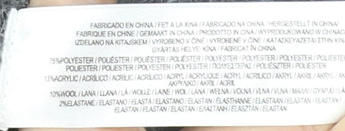 Primark Women Grey Jumper Dress S Off Shoulder Knit Wool Blend