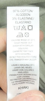 Dunnes Stores Women's Beige Cargo Trousers Size S Elastic Waist