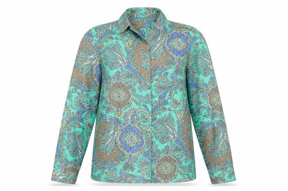 Womens UK Size 12 Sinequanone Multicoloured Classic Blouse