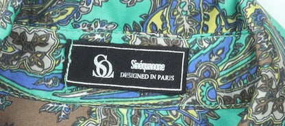 Womens UK Size 12 Sinequanone Multicoloured Classic Blouse