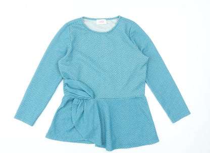 Womens UK Size 12 Savida Blue Tunic Blouse