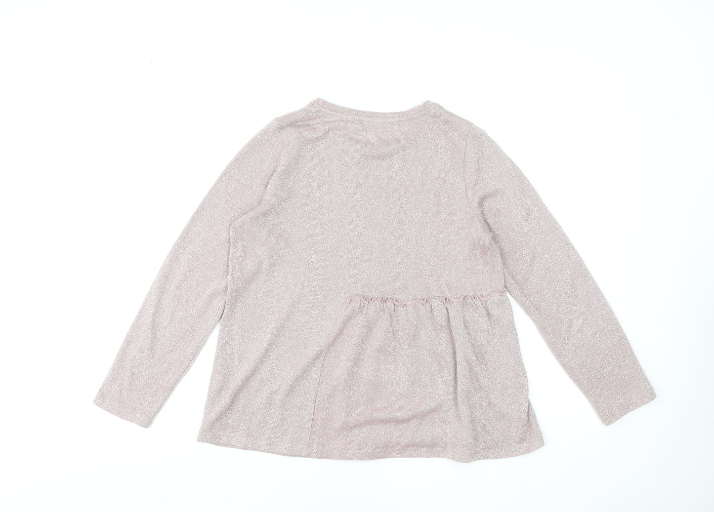 Womens UK Size S Gallery Pink Tunic Blouse