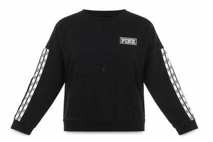 Womens UK Size S Victoria's Secret PINK Black Pullover Sweatshirt