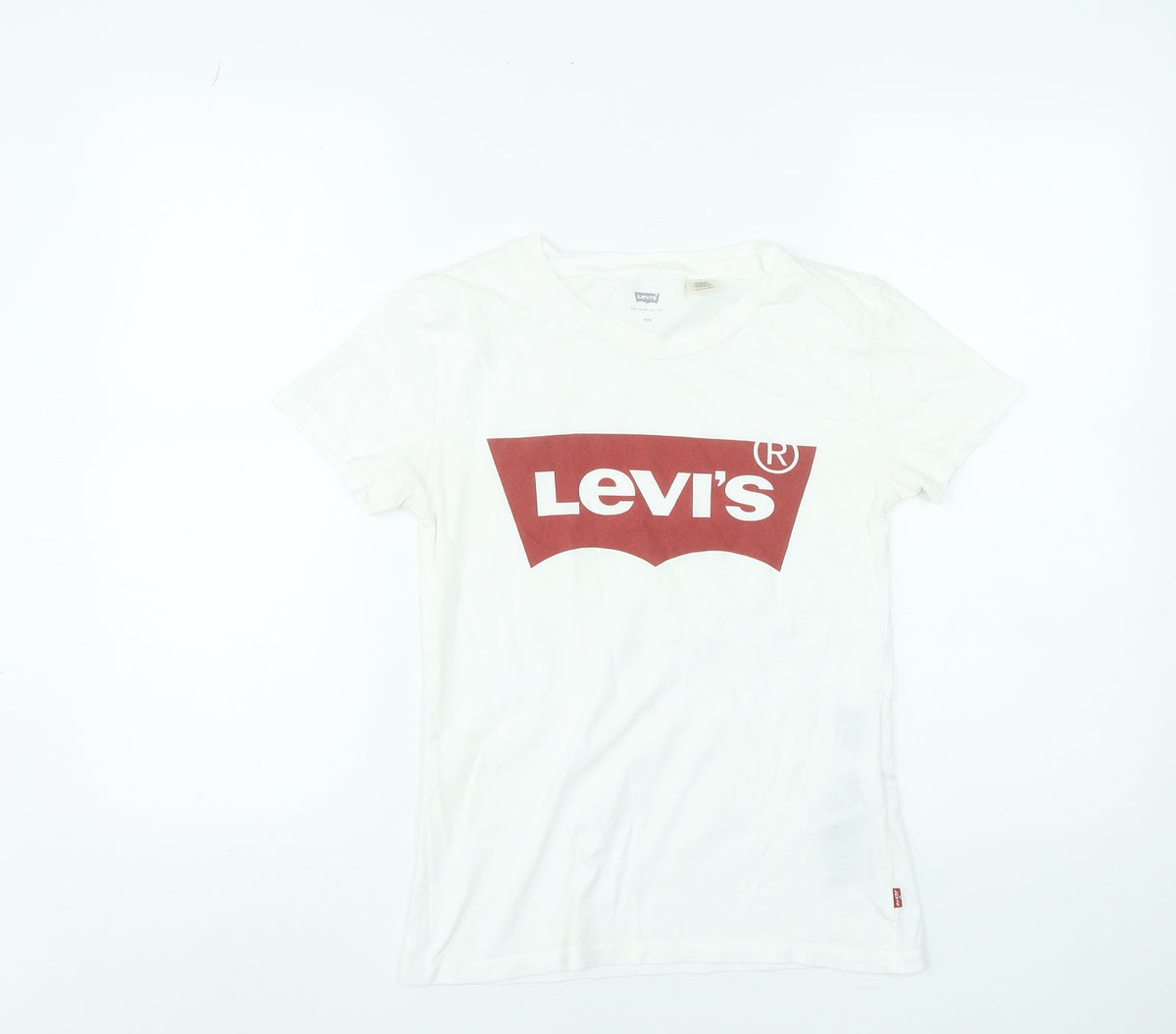 Womens UK Size 2XS Levi's White Basic T-Shirt