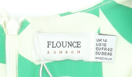 Womens UK Size 14 Flounce London Bodycon Dress