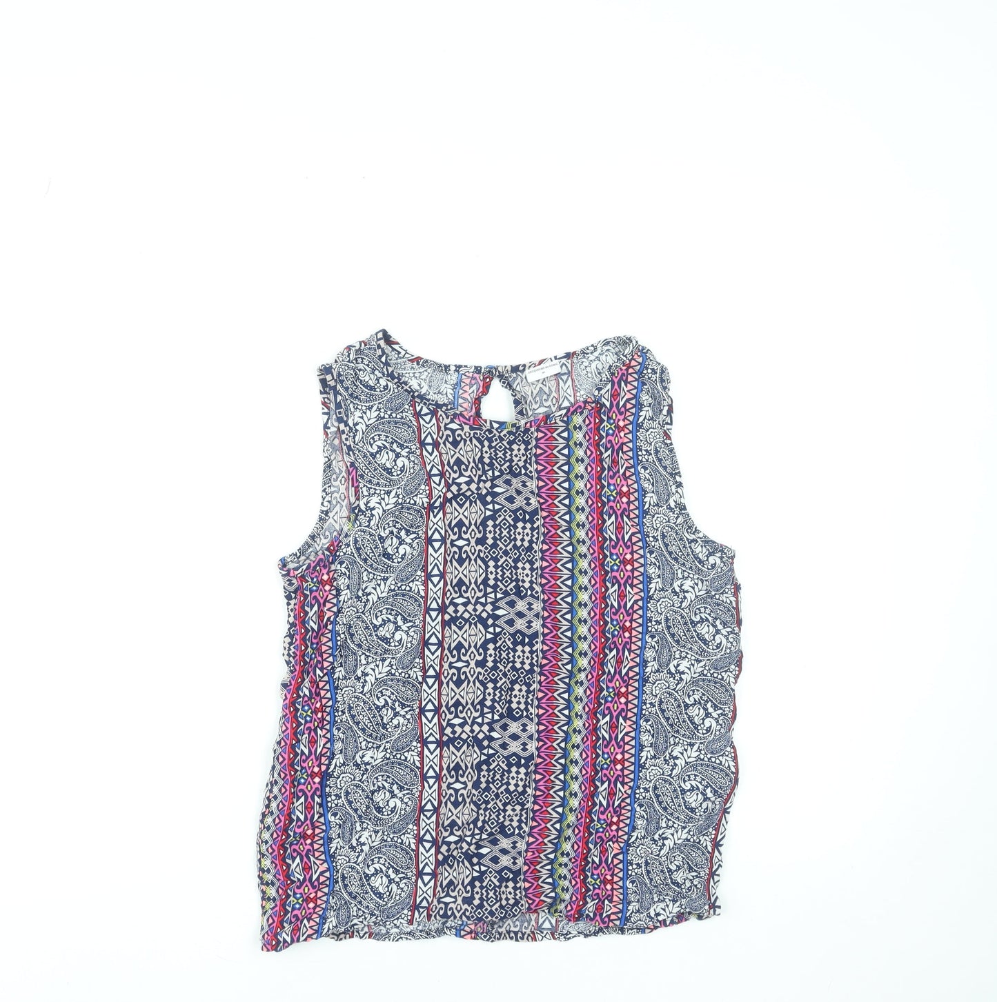 Womens UK Size 8 Jacqueline de Yong Multicoloured Basic Blouse