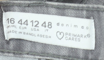 Primark Women’s Grey Skinny Stretch Denim Jeans Size 16