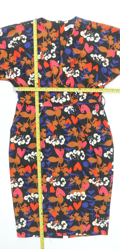 Womens UK Size 14 Flounce London Sheath Dress