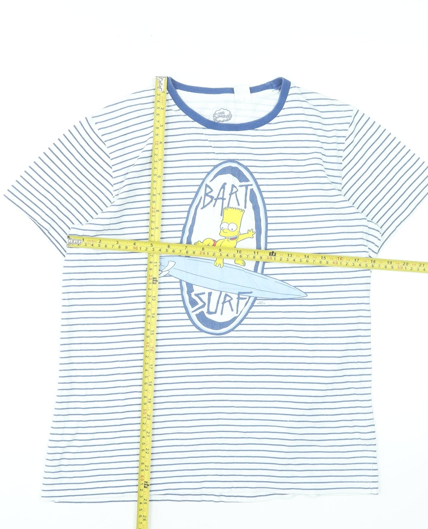 Girls UK Size 14 Years The Simpsons Blue Basic T-Shirt