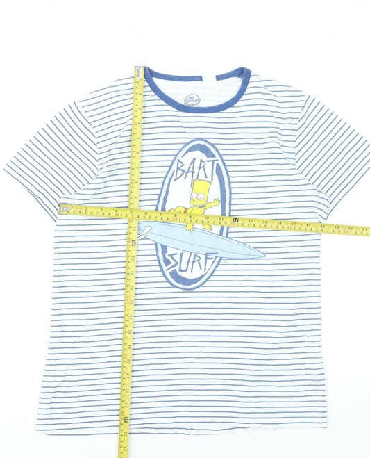 Girls UK Size 14 Years The Simpsons Blue Basic T-Shirt