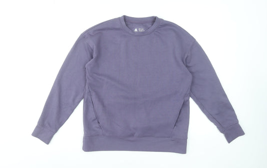 Womens UK Size XS Dunnes Stores Purple Pullover Sweatshirt