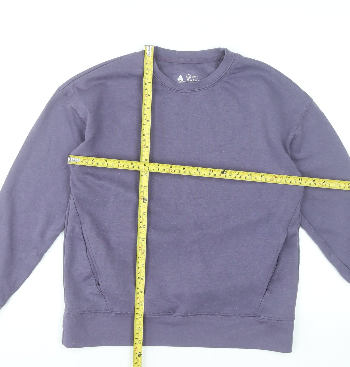 Womens UK Size XS Dunnes Stores Purple Pullover Sweatshirt