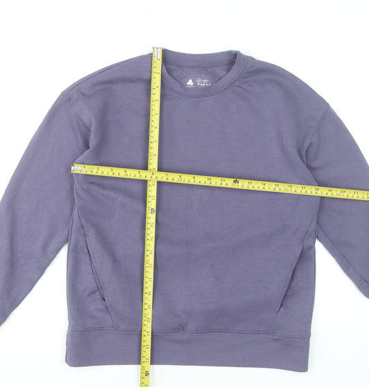 Womens UK Size XS Dunnes Stores Purple Pullover Sweatshirt