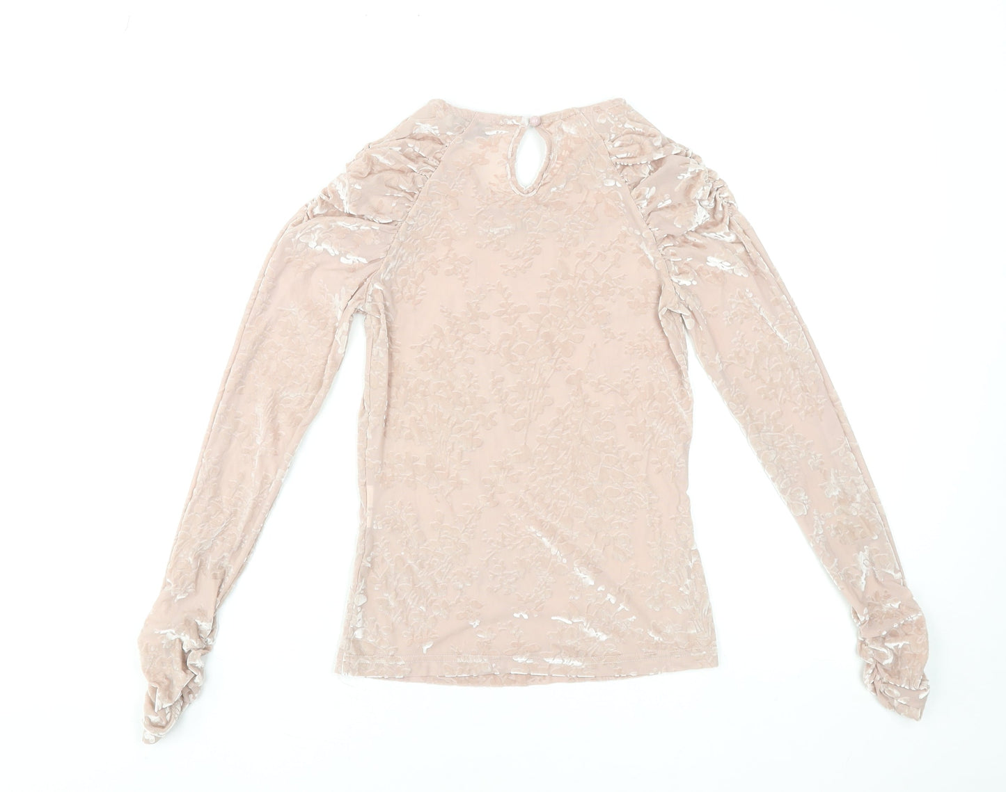 Womens UK Size S Morgan Beige Tunic Blouse