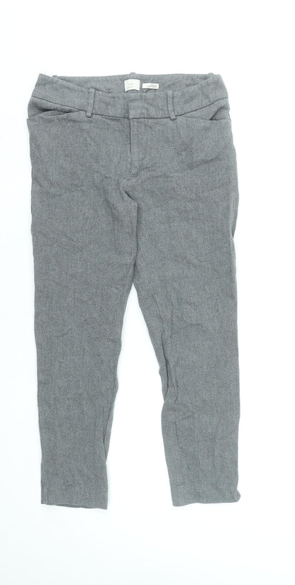 Womens UK Size 4 A New Day Slim Fit Chino Grey Trousers