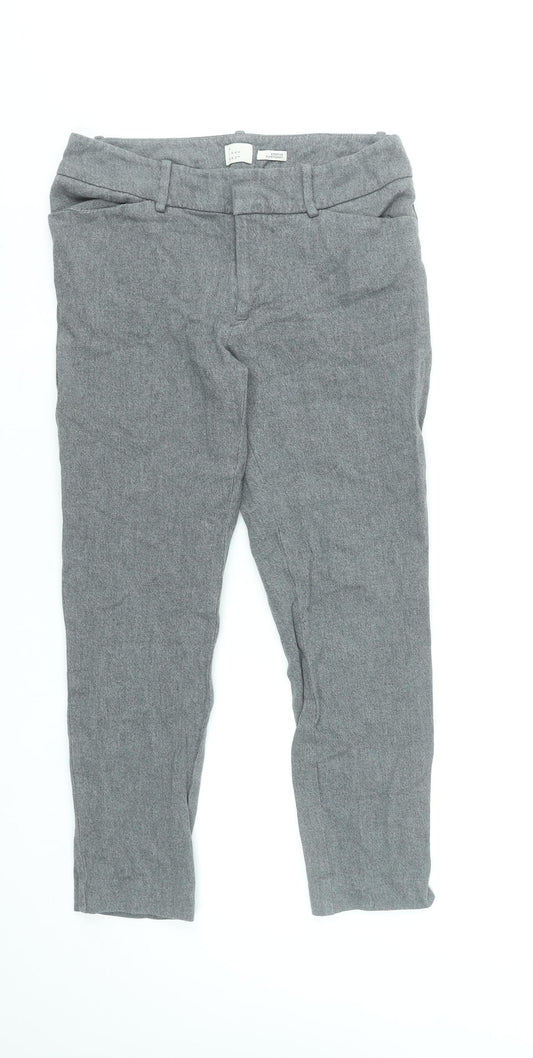 Womens UK Size 4 A New Day Slim Fit Chino Grey Trousers